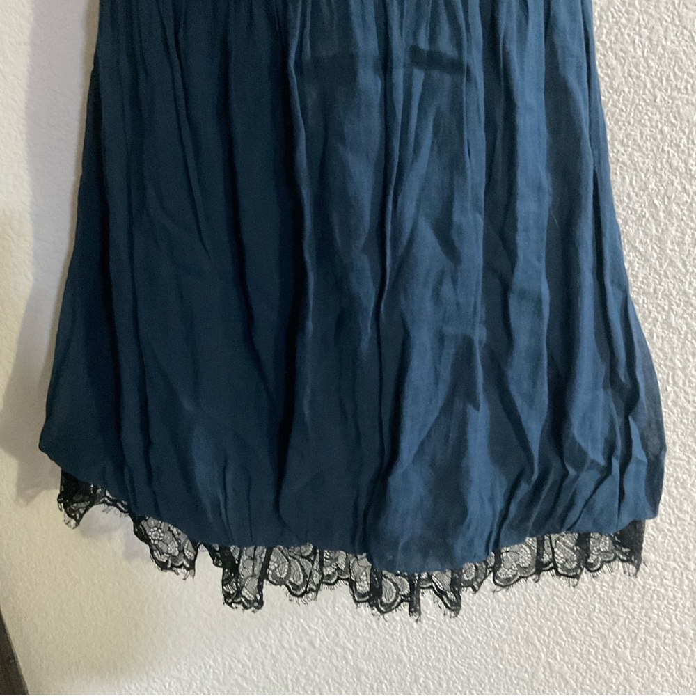 Free People Lace Trim Flare Dress - Picture 4 of 12